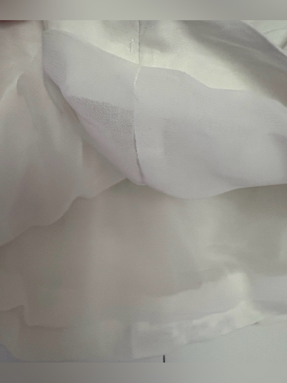 Zara Ruffled Asymmetric Top - Picture 6 of 7